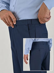 Pantalón de vestir Yale Slim Fit 7462 Azul marino