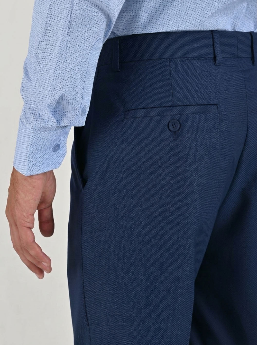 Pantalón de vestir Yale Slim Fit 7462 Azul marino