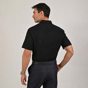 Camisa Yale Manga Corta Regular Fit 3541 Negro