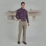 Pantalón  Canasta Yale Sin Pinzas Regular Fit 1010